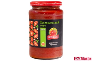 СОУС ТОМАТНЫЙ "ПОМИДОРКА" С ПРЯНЫМИ ТРАВАМИ 480МЛ СТ/Б