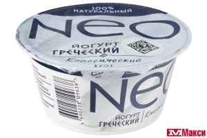 ЙОГУРТ (ВБД) "NEO" ГРЕЧЕСКИЙ КЛАССИЧЕСКИЙ 2% 125Г (БЗМЖ)