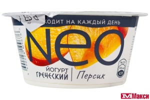 ЙОГУРТ (ВБД) "NEO" ГРЕЧЕСКИЙ С ДОБАВКАМИ 1,7% 125Г (БЗМЖ) В АССОРТ.(персик)