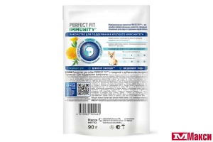ЛАКОМСТВО ДЛЯ СОБАК "PERFECT FIT" С ГОВЯДИНОЙ ДЛЯ ПОДДЕРЖАНИЯ ИММУНИТЕТА 90Г
