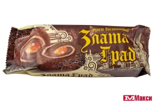 РУЛЕТ "ЗЛАТА ГРАД" БИСКВИТНЫЙ 160Г (ДОНКО)