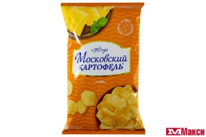 ЧИПСЫ "МОСКОВСКИЙ КАРТОФЕЛЬ" СО ВКУСОМ СЫРА 60Г (МОСКОВСКИЙ КАРТОФЕЛЬ) 