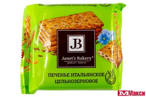 ПЕЧЕНЬЕ "JANET’S BAKERY" ИТАЛЬЯНСКОЕ ЦЕЛЬНОЗЕРНОВОЕ 83Г (СЛАВЯНКА)
