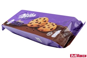 ПЕЧЕНЬЕ "МИЛКА" С КУСОЧКАМИ ШОКОЛАДА 126Г (МОН' ДЭЛИС РУСЬ)