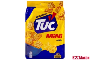 КРЕКЕР "TUC" МИНИ 110Г (МОН' ДЭЛИС РУСЬ)(со вкусом сыра)