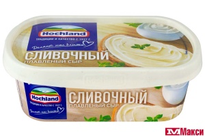 СЫР ПЛАВЛЕНЫЙ "ХОХЛАНД" СЛИВОЧНЫЙ 55% 200Г (HOCHLAND) (БЗМЖ)
