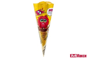 КОНФ. (МОК-МОК) "РОЖОК С ШОКОЛАДНО-ОРЕХОВОЙ НАЧИНКОЙ" 25Г