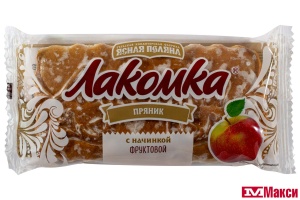 ПРЯНИКИ "ТУЛЬСКИЙ ПРЯНИК "ЛАКОМКА" 130Г (ЯСНАЯ ПОЛЯНА)(фруктовая начинка)
