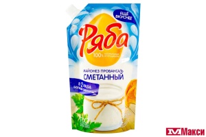 МАЙОНЕЗ "РЯБА" ПРОВАНСАЛЬ СМЕТАННЫЙ 50,5% 330Г (НМЖК) 