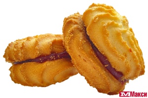 ПЕЧЕНЬЕ "РАКУШКИ С ПОВИДЛОМ" 380Г (ВОЛОГЖАНКА) 