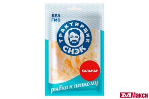 КАЛЬМАР ВЯЛЕНЫЙ "ТРАКТИРЩИК СНЭК" КОЛЬЦА 70Г ПАКЕТ