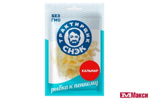 КАЛЬМАР ВЯЛЕНЫЙ "ТРАКТИРЩИК СНЭК" СТРУЖКА 70Г ПАКЕТ