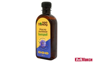 МАСЛО ЛЬНЯНОЕ "ВОЛОГОДСКОЕ" 250МЛ ПЭТ (ПРОПОЛЬЗУ)