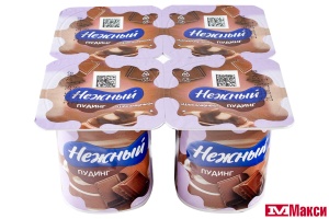 ПУДИНГ  "НЕЖНЫЙ" 2,8-3% 100Г (БЗМЖ)(ЭРМАНН)(шоколадный)
