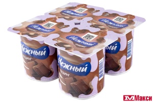 ПУДИНГ  "НЕЖНЫЙ" 2,8-3% 100Г (БЗМЖ)(ЭРМАНН)(шоколадный)
