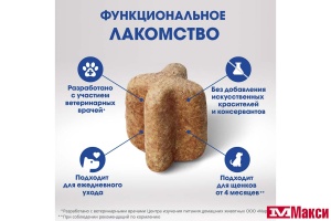 ЛАКОМСТВО ДЛЯ СОБАК "PERFECT FIT" С ГОВЯДИНОЙ ЗДОРОВЬЕ ПОЛОСТИ РТА 130Г