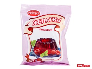 ЖЕЛАТИН ПИЩЕВОЙ 50Г