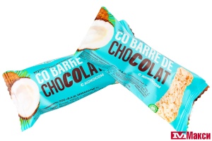 КОНФЕТЫ МУЛЬТИЗЛАКОВЫЕ (В.А.Ш ШОКОЛАТЬЕ) "CO BARRE DE CHOCOLAT" С КОКОСОВОЙ СТРУЖКОЙ