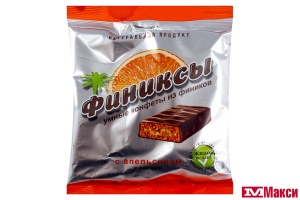 КОНФ. "ФИНИКСЫ" В ГЛАЗУРИ 90Г В АССОРТ.(с апельсином)