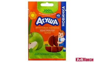 ПАСТИЛКИ "АГУША" ФРУКТОВЫЕ 12Г (ВБД) (яблоко)
