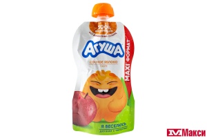 ПЮРЕ "АГУША" ФРУКТОВОЕ 160Г ДОЙ-ПАК (ВБД) (ДЕТСКОЕ ПИТАНИЕ)(яблоко)
