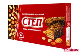 ТОРТ "СТЕП MIX" ВАФЕЛЬНЫЙ ГЛАЗИРОВАННЫЙ 200Г (СЛАВЯНКА)
