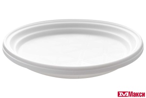 ТАРЕЛКА ОДНОРАЗОВАЯ БЕЛАЯ 210ММ 12ШТ (СЕМЬЯ ДОВОЛЬНА)