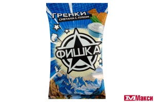 ГРЕНКИ "ФИШКА" АЛЬПИЙСКАЯ СМЕТАНА С ЛУКОМ 120Г