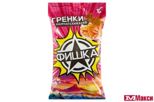 ГРЕНКИ "ФИШКА" КАМЧАТСКИЙ КРАБ 120Г