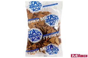 ГРЕНКИ "МЕГАФИШКА" РЖАНЫЕ СМЕТАНА И ЛУК 300Г