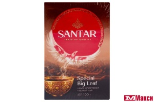 ЧАЙ "SANTAR" SPECIAL BIG LEAF ЧЕРНЫЙ ЛИСТОВОЙ 100Г (МАЙ)