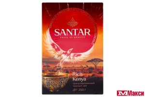 ЧАЙ "SANTAR" RICH KENYA ЧЕРНЫЙ ГРАНУЛИРОВАННЫЙ 250Г (МАЙ)