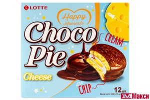 ПЕЧЕНЬЕ "ЧОКОПАЙ" СО ВКУСОМ СЫРА 12ШТХ28Г (ЛОТТЕ)
