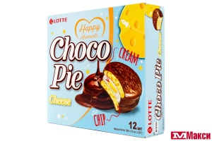 ПЕЧЕНЬЕ "ЧОКОПАЙ" СО ВКУСОМ СЫРА 12ШТХ28Г (ЛОТТЕ)