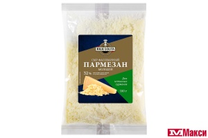 СЫР "ПАРМЕЗАН МОЛОДОЙ" ТЕРТЫЙ 32% 100Г (JOLIE LOLITA)(БЗМЖ)