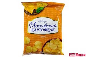 ЧИПСЫ "МОСКОВСКИЙ КАРТОФЕЛЬ" СО ВКУСОМ СЫРА 40Г