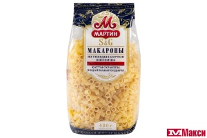 МАКАРОННЫЕ ИЗДЕЛИЯ "МАРТИН" КОЛЕЧКИ №1 400Г