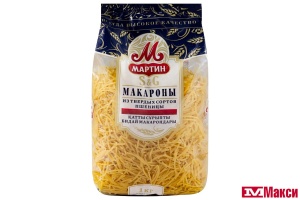 МАКАРОННЫЕ ИЗДЕЛИЯ "МАРТИН" ВЕРМИШЕЛЬ №2 1КГ