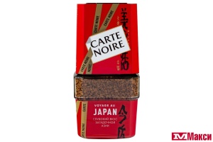 КОФЕ СУБЛИМИРОВАННЫЙ "CARTE NOIRE" VOYAGE AU JAPAN 90Г СТ/Б (JDE)