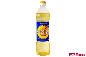 МАСЛО РАСТИТЕЛЬНОЕ "ЗОЛОТАЯ СЕМЕЧКА" РАФИНИРОВАННОЕ 800МЛ (ЮГ РУСИ)