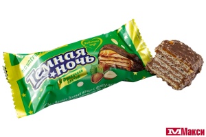 ШОКОЛАДНЫЕ КОНФЕТЫ ДЕСЕРТ "ТЕМНАЯ НОЧЬ" С ФУНДУЧНОЙ ПАСТОЙ (НЕВСКИЙ КОНДИТЕР)