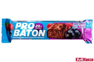 БАТОНЧИК "PROBATON" ШОКОЛАДНО-МАЛИНОВЫЙ БРАУНИ 40Г (НЕВСКИЙ КОНДИТЕР)