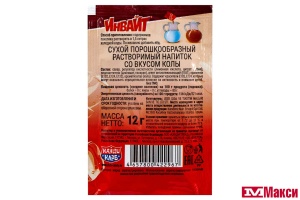 НАПИТОК РАСТВОРИМЫЙ "ИНВАЙТ" 12Г(кола)