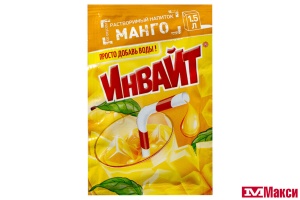 НАПИТОК РАСТВОРИМЫЙ "ИНВАЙТ" 12Г(манго)