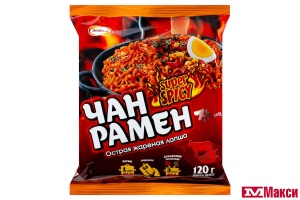 ЛАПША БЫСТРОГО ПРИГОТОВЛЕНИЯ "ДОШИРАК" ЧАН РАМЕН ОСТРАЯ ЖАРЕНАЯ 120Г 