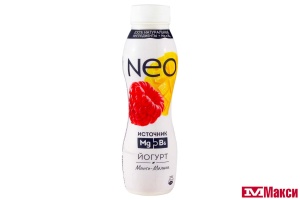 ЙОГУРТ "NEO" ПИТЬЕВОЙ С ДОБАВКАМИ 1,5% 260Г (ВБД) (БЗМЖ)(манго-малина)