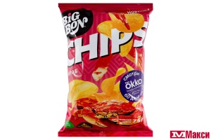 ЧИПСЫ "БИГ БОН" КРАБ 75Г