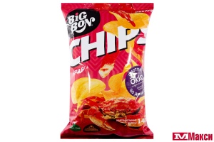 ЧИПСЫ "БИГ БОН" КРАБ 140Г