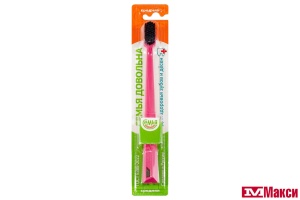 ЗУБНАЯ ЩЕТКА "СЕМЬЯ ДОВОЛЬНА" МЕДИК СРЕДНЕЙ ЖЕСТКОСТИ 