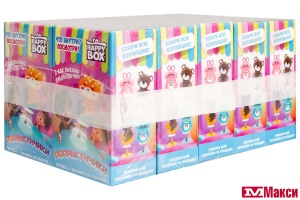 КАРАМЕЛЬ "HAPPY BOX" ПОПРЫГУНЧИКИ + ИГРУШКА 30Г (ЭВРИКА)